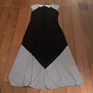 Black and white dress